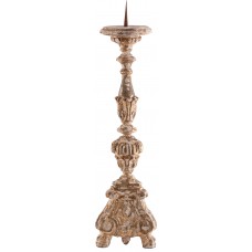 Aidan Gray The Grayson Gilded Wood Candlestick PRLF1131